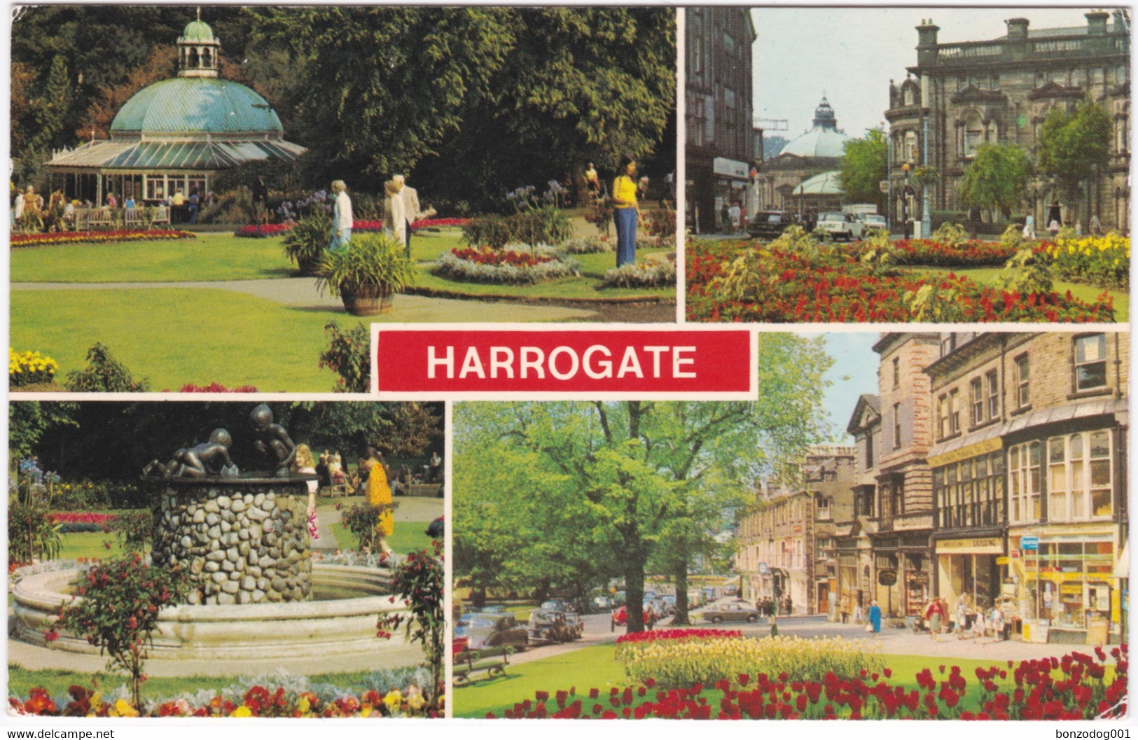 Harrogate Multiview #1. Valley Gardens, Royal Parade, Montpellier Gardens. Unposted - Harrogate