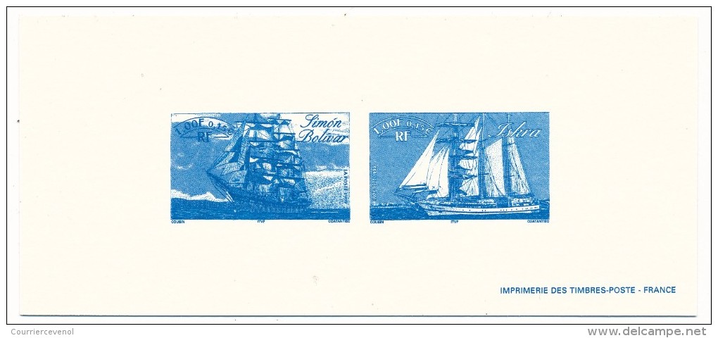 FRANCE - 5 Gravures "Armada Du Siècle" 1999 - Série Complète - Luxeproeven