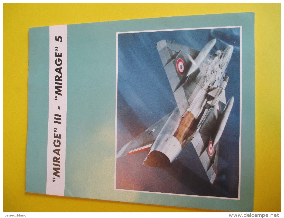 Plaquette Commerciale /Mirage III/Mirage 5/Avions Marcel DASSAULT/Avion De Combat/1967-1974      AV12 - Aviation