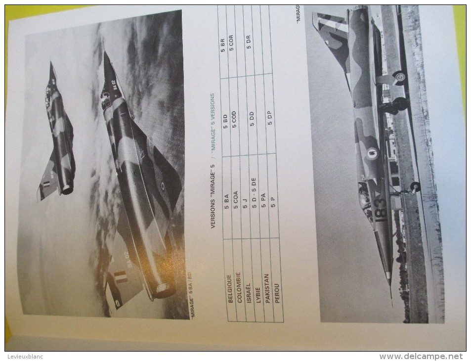 Plaquette Commerciale /Mirage III/Mirage 5/Avions Marcel DASSAULT/Avion De Combat/1967-1974      AV12 - Aviation
