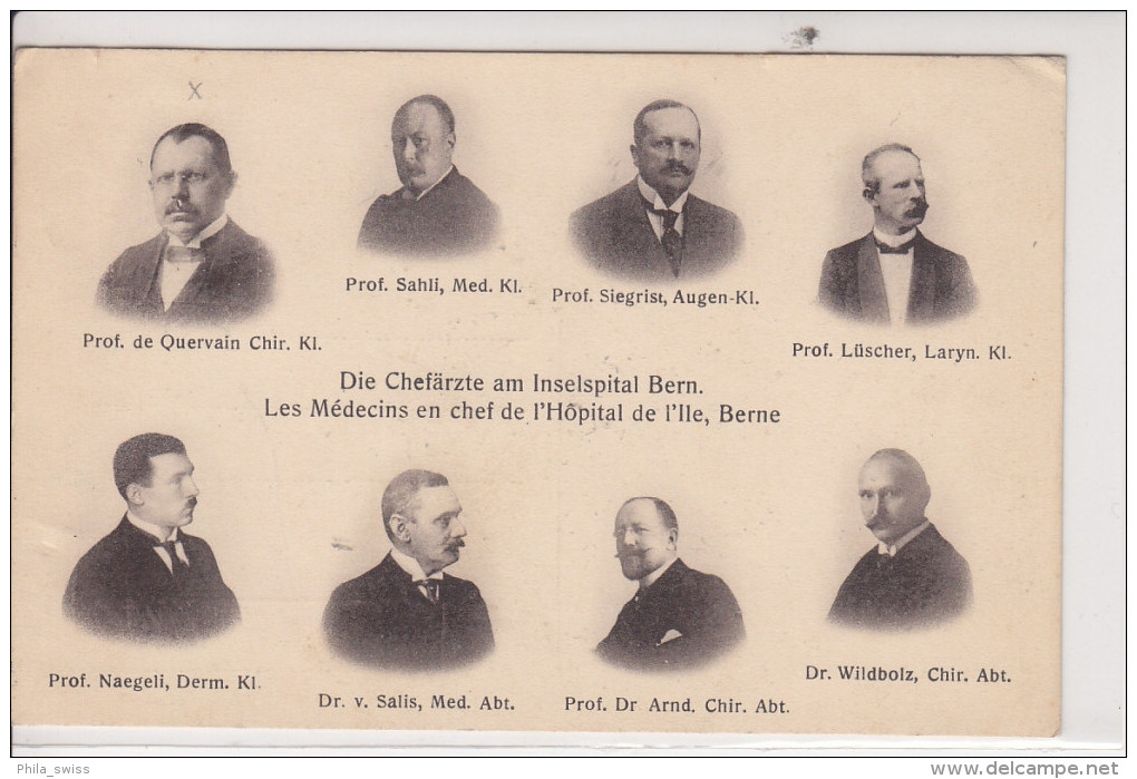 Bern - Die Chefärzte Am Inselspital - Les Medecins En Chef De L'Hopital De L'iie, Berne - Berne