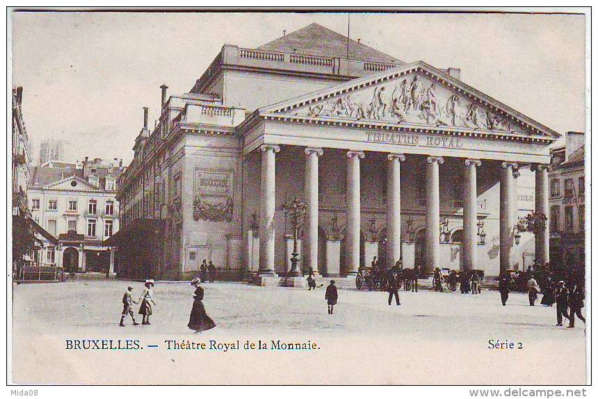 BRUXELLES . THEATRE ROYAL DE LA MONNAIE . SERIE 2 . Editeur COHN-DONNAY & Cie - Lotes Y Colecciones