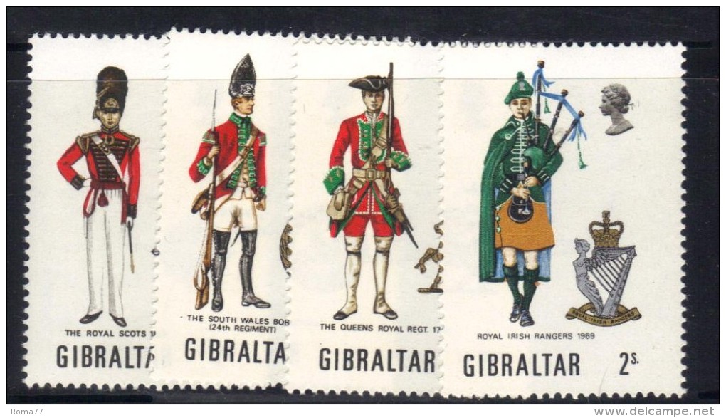 GIBILTERRA 1970 , Serie N. 232/235  MNH  *** - Gibraltar