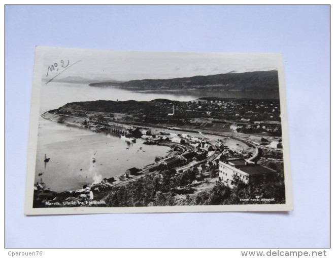 Photo De Narvik Campagne De Norvège 1940 Ww2 Alliés Allemands Seconde Guerre - Guerra, Militari