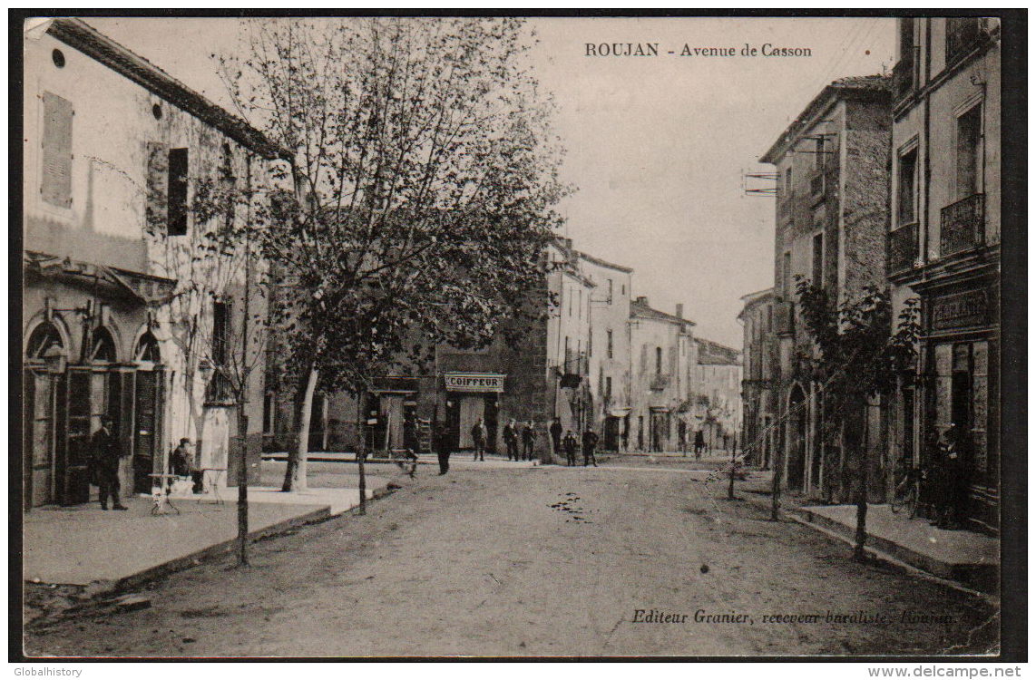 DC1202 - ROUJAN - AVENUE DE CASSON - STREET SCEE - Autres & Non Classés