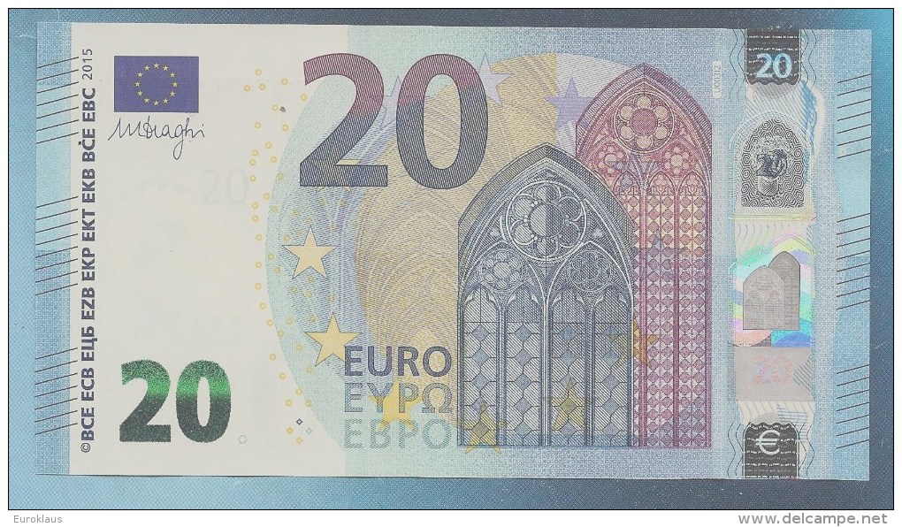 BANQUE DE FRANCE Billet Fauté U003I2 NEUF UNC - 20 Euro