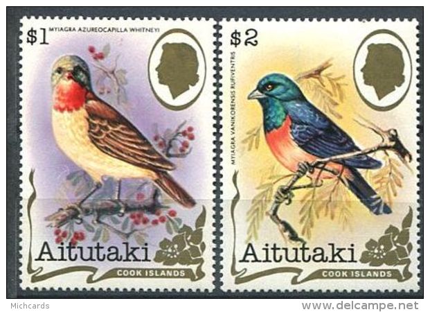 160 AITUTAKI 1982 - Oiseau (Yvert 316/17) Neuf ** (MNH) Sans Trace De Charniere - Aitutaki