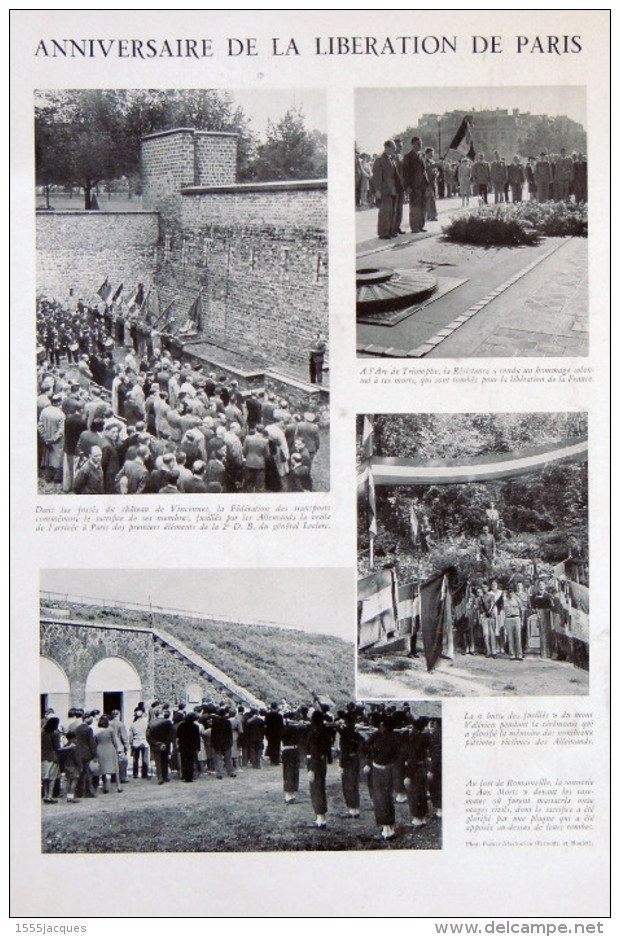 FRANCE ILLUSTRATION N° 100 / 30-08-1947 DOMINION WITEHAVEN FORCALQUIER BRIANÇON WOOMERA SAINT-RAPHAEL MOISSONNEUSE