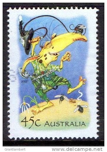 Australia 2002 The Magic Rainforest - 45c Goblin With Stock Whip Used - Gebraucht