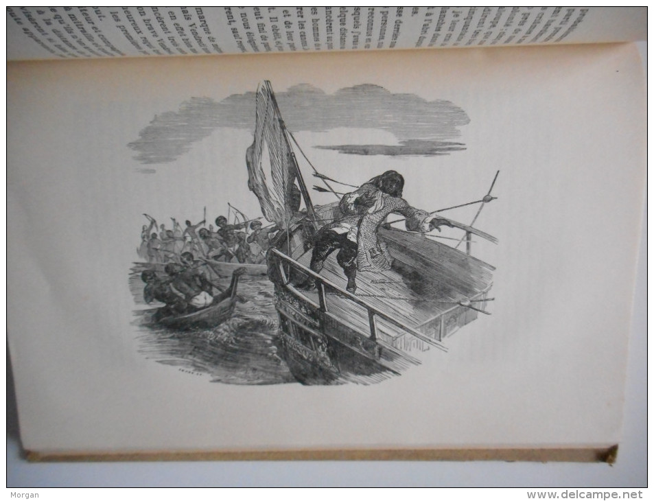 ROBINSON CRUSOE, Illustrations de J.J. GRANDVILLE, DANIEL DE FOE, Lib. GARNIER