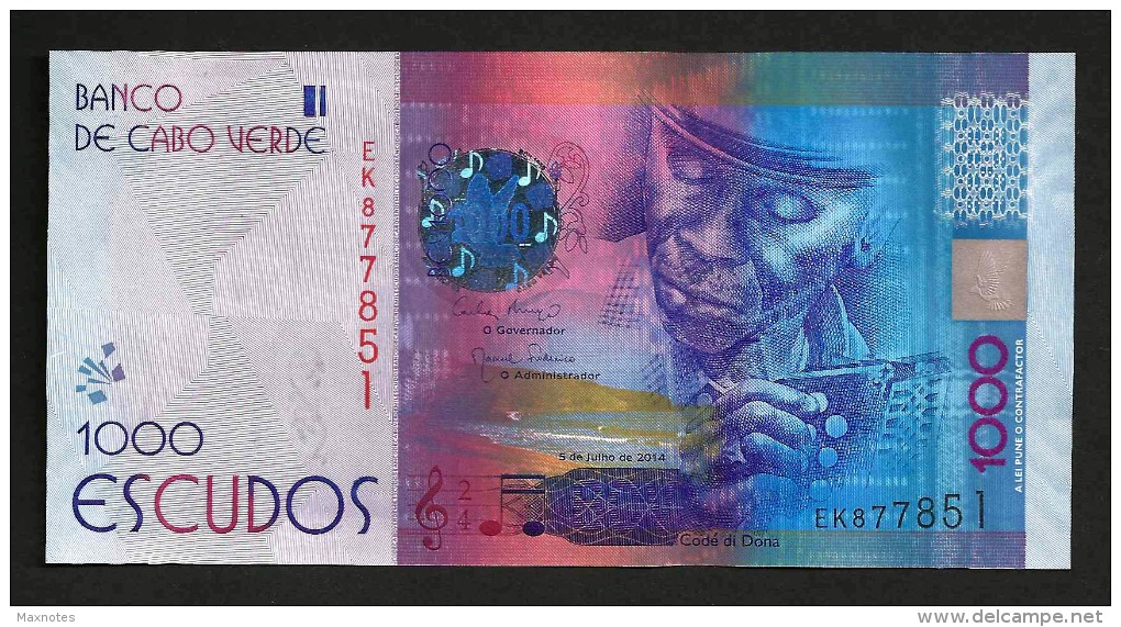 CAPE VERDE (CABO VERDE ) :  1000 Escudos - 2014/15 - UNC - Capo Verde