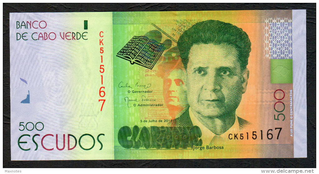 CAPE VERDE (CABO VERDE) :  500 Escudos - 2014 - UNC - Cape Verde