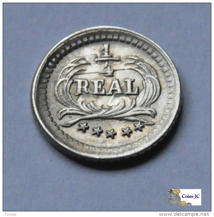 Guatemala - 1/4 Real - 1890 - Guatemala