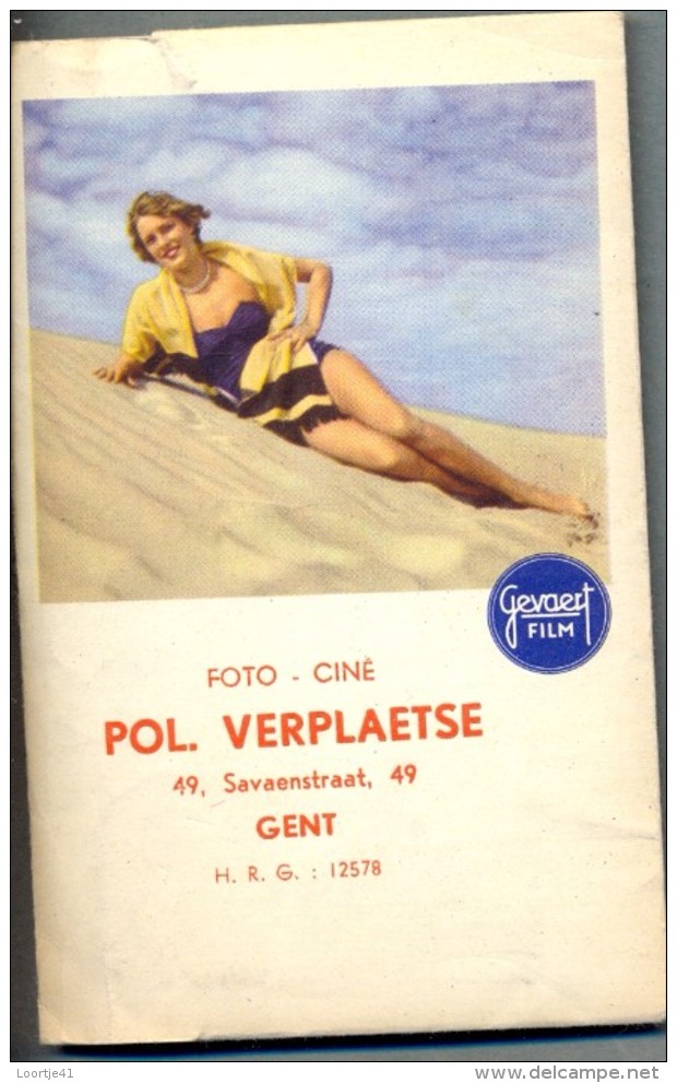 Omslag Carnet Voor Foto´s - Reclame Publicité - Pol Verplaetse - Savaanstraat Gent - Sonstige & Ohne Zuordnung