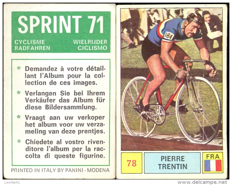 Wielrennen Cyclisme Coureur Pierre Trentin - Sprint 71 - Panini Modena - Cyclisme