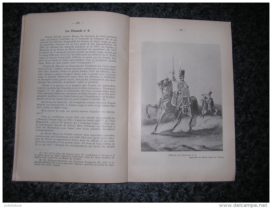 CARNET DE LA FOURRAGERE Revue N° 5 Année 1951 Histoire Militaire Légion Belge 1814 Empire Uniformes 181 Anglesen Espagne - Geschiedenis