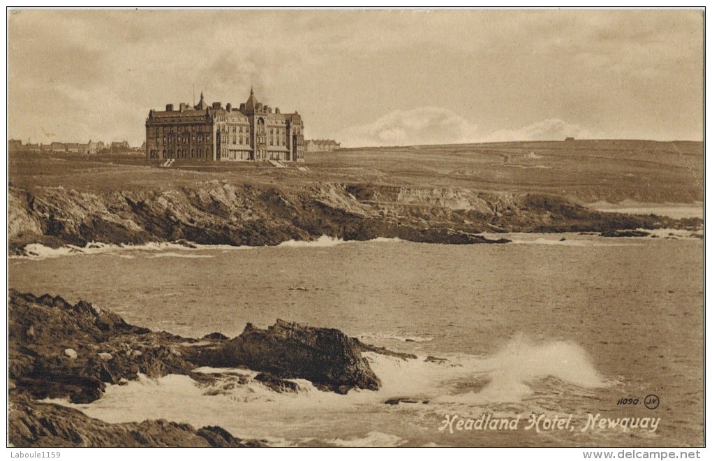 ROYAUME UNI NEWQUAY : " Headland Hotel " Circulé Lille En 1919 - Newquay