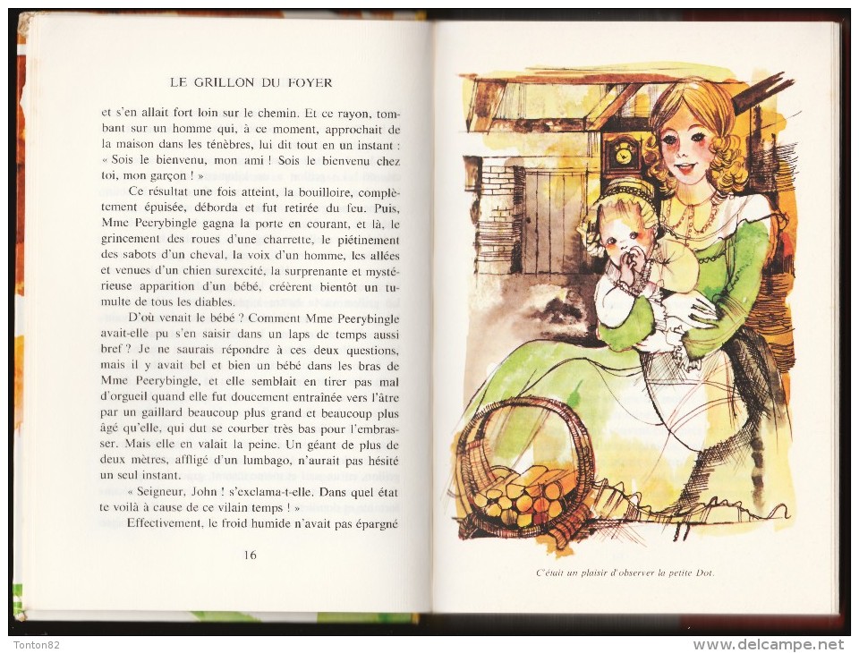 Charles Dickens - Le Grillon Du Foyer - Idéal Bibliothèque - ( 1973 ) . - Ideal Bibliotheque