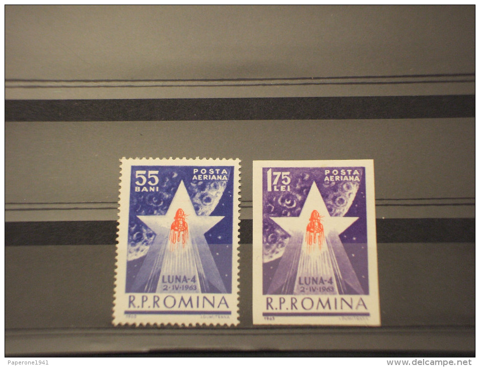 RUSSIA P.A. 1963 SPAZIO 2 VALORI - NUOVI(++) - Unused Stamps