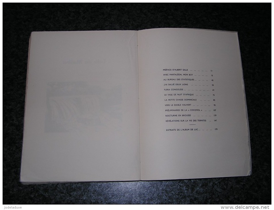 LE BOUQUET D' EUPHORBES W Vigneron 1948 Récit Congo Afrique Auteur Ecrivain Belge Belgique Illustrations Luc - Belgische Schrijvers