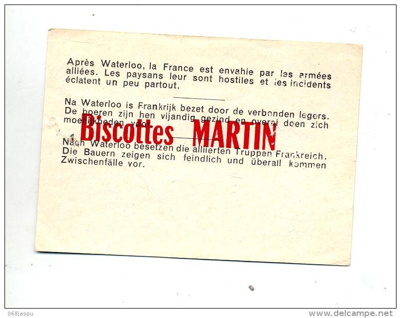 Chromos Biscotte Martin Invasion Apres Waterloo - Autres & Non Classés