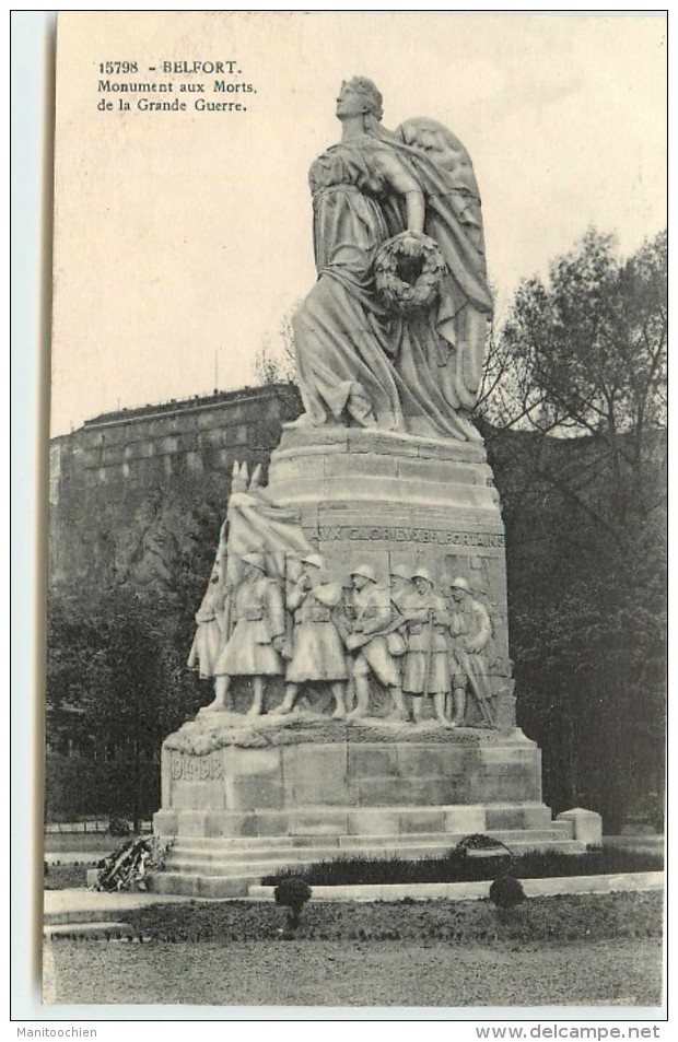 DEP 90 BELFORT MONUMENT AU MORT - Belfort - Città