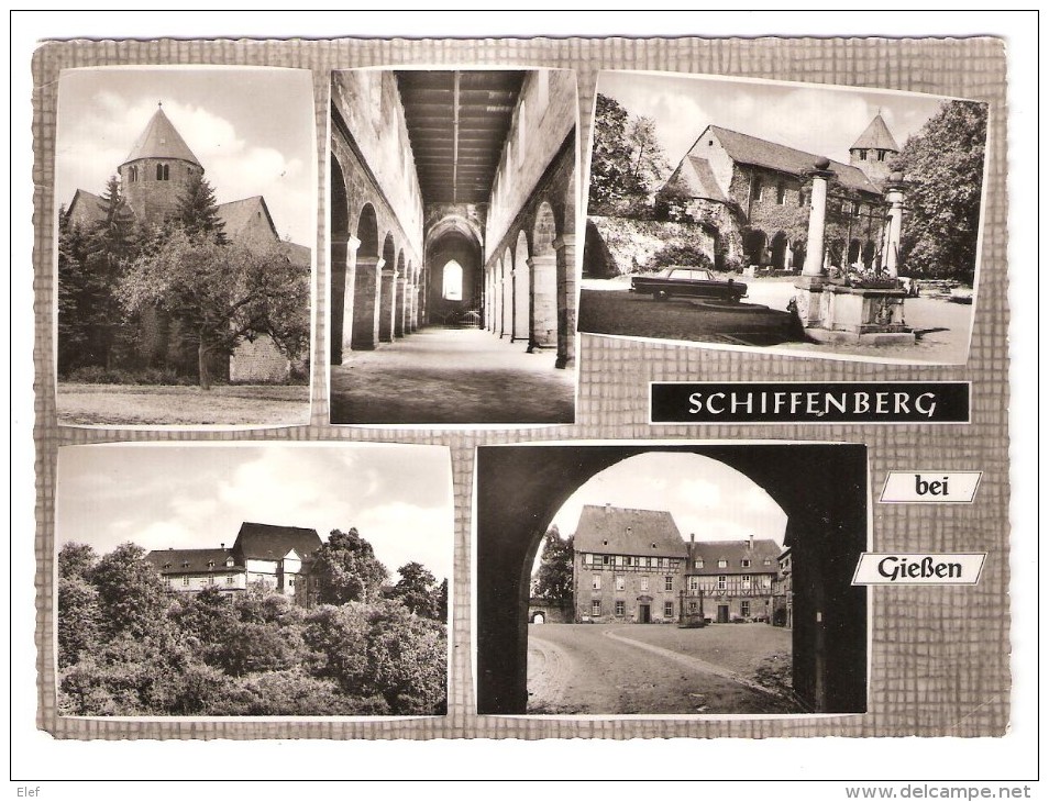 SCHIFFENBERG Bei GIESSEN, Hessen, Deutschland ; Mehransichte ; Kloster, Kapelle, Friedrich Lang Verlag, 50 '; TB - Giessen