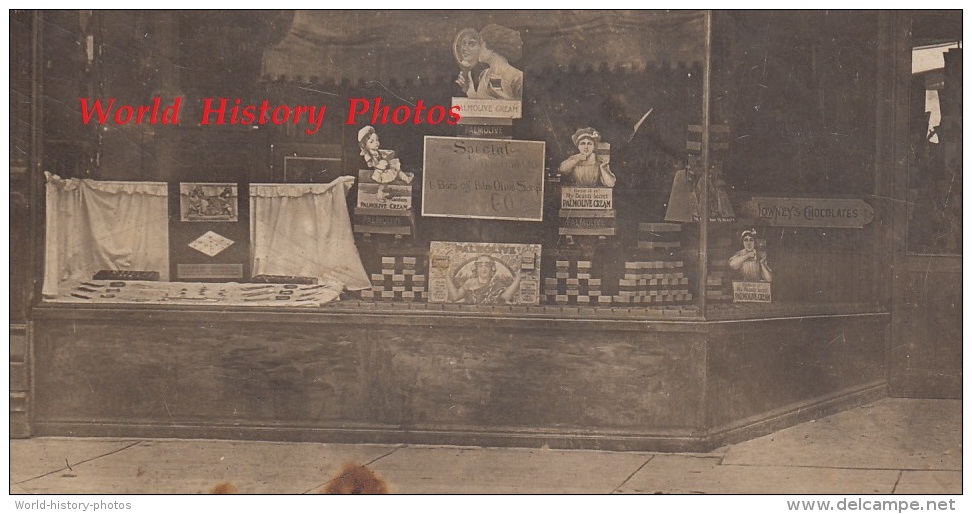 CPA Photo RPPC - DEER LODGE , Montana - Shop KEYSTONE Drog. Co. - 1918 - Products Palmolive Cream - Autres & Non Classés