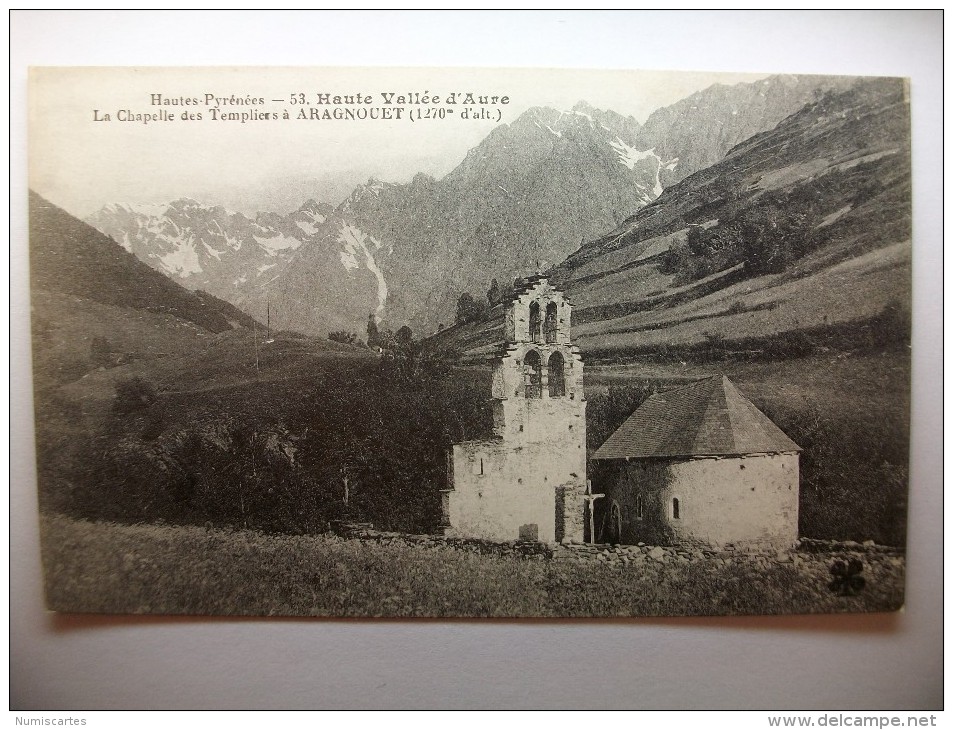 Carte Postale Aragnouet La Chapelle Des Templiers Haute Vallée D'Aure (CPA Non Circulée) - Aragnouet