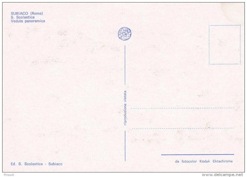 SUBIACO : Veduta Panoramica - S. Scolastica - Altri & Non Classificati