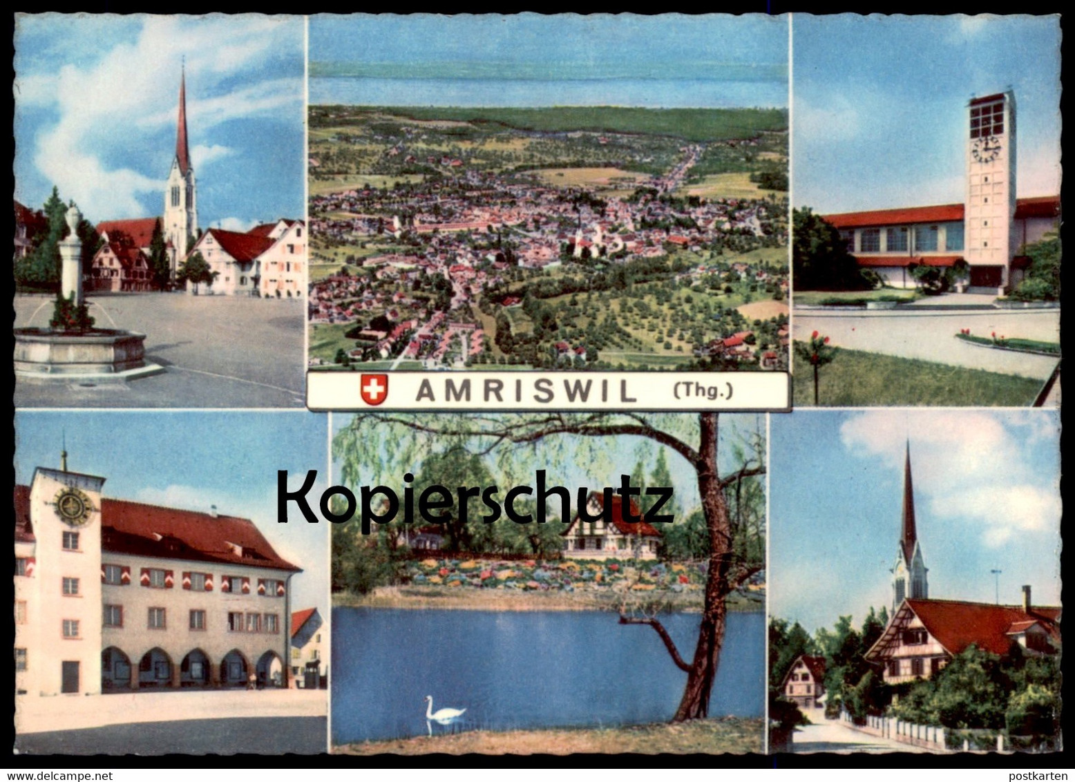 ÄLTERE POSTKARTE AMRISWIL THURGAU SCHWEIZ Suisse Cpa Postcard Ansichtskarte AK - Amriswil