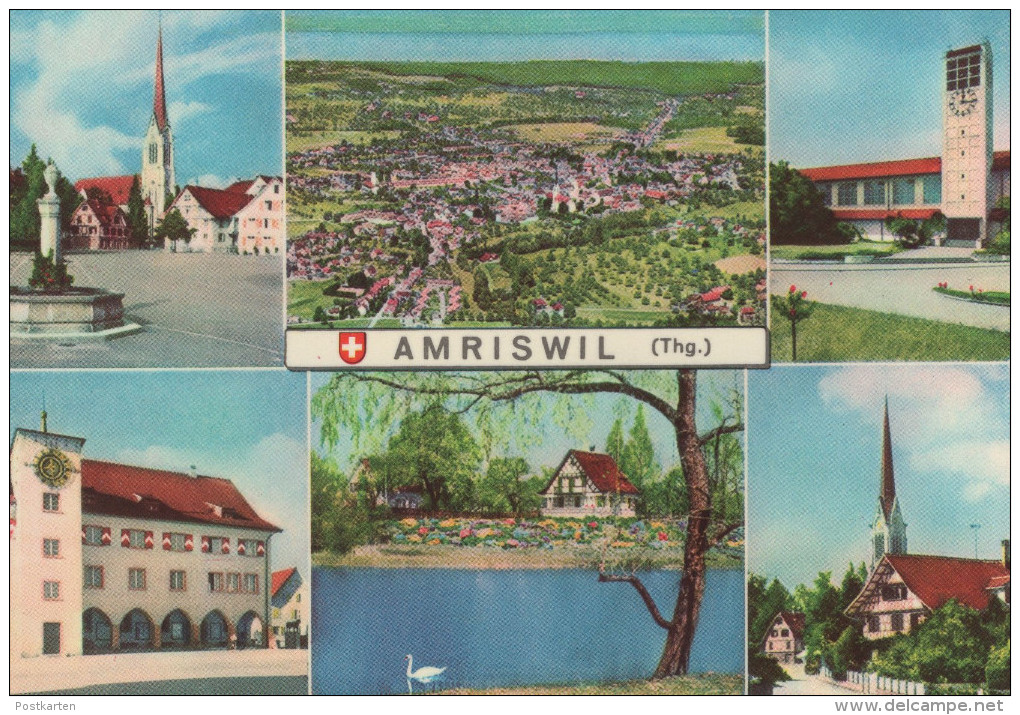 ÄLTERE POSTKARTE AMRISWIL THURGAU SCHWEIZ Suisse Cpa Postcard Ansichtskarte AK - Amriswil