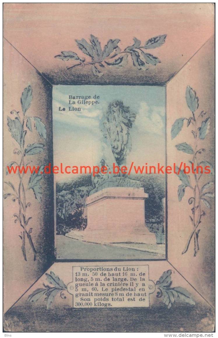 1923 Barrage De La Gileppe Le Lion - Dilsen-Stokkem