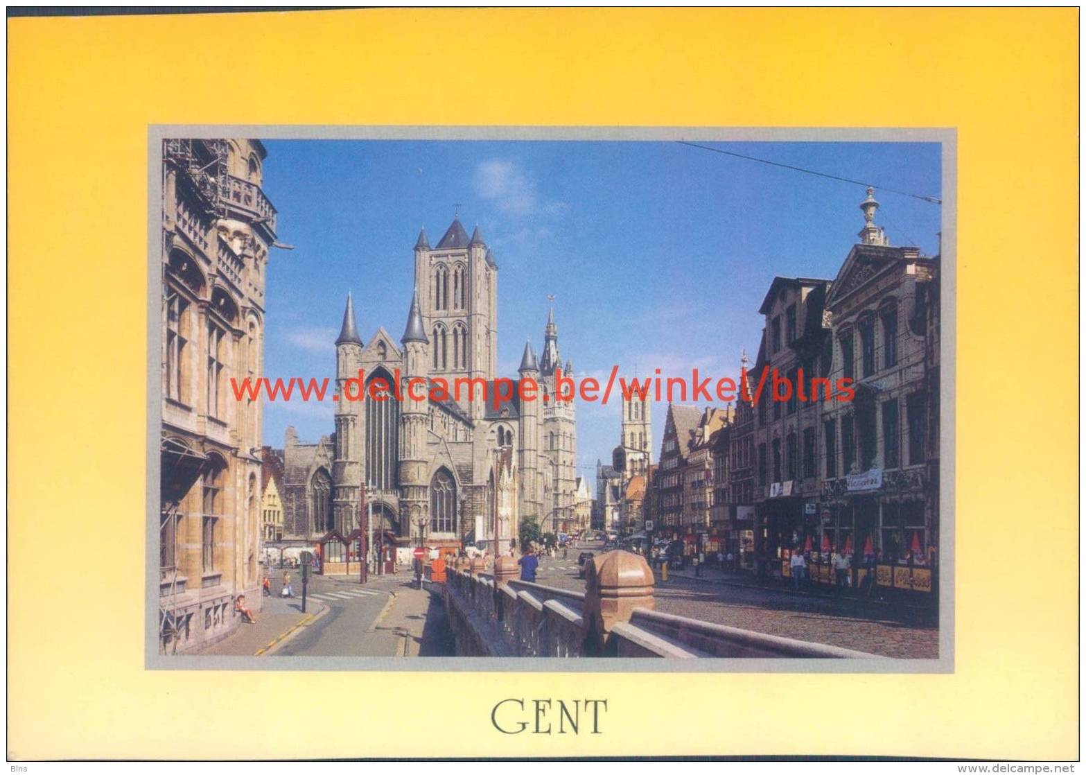 St.-Niklaaskerk, Belfort En St.-Baafskathedraal Gent - Nels - Gent
