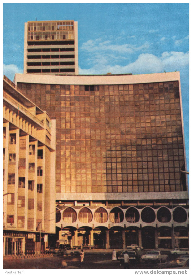 ÄLTERE POSTKARTE JEDDAH NEW BUILDINGS NEAR KING ABDULAZIZ SQUARE Saudi Arabia Postcard Ansichtskarte AK Cpa - Arabia Saudita