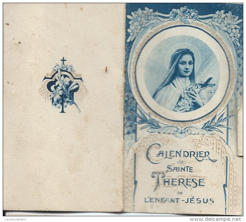 Petit Calendrier De Poche/Religieux/Sainte Thérése De L´Enfant Jésus/1934   CAL319 - Formato Piccolo : 1921-40