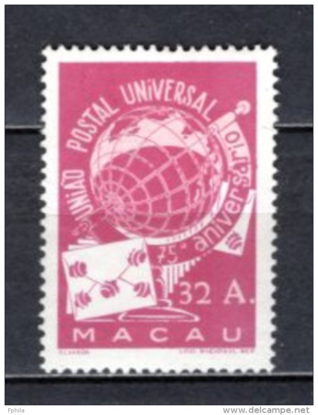 1949 MACAU 75 YEARS UPU MICHEL: 359 MNH ** - Ungebraucht