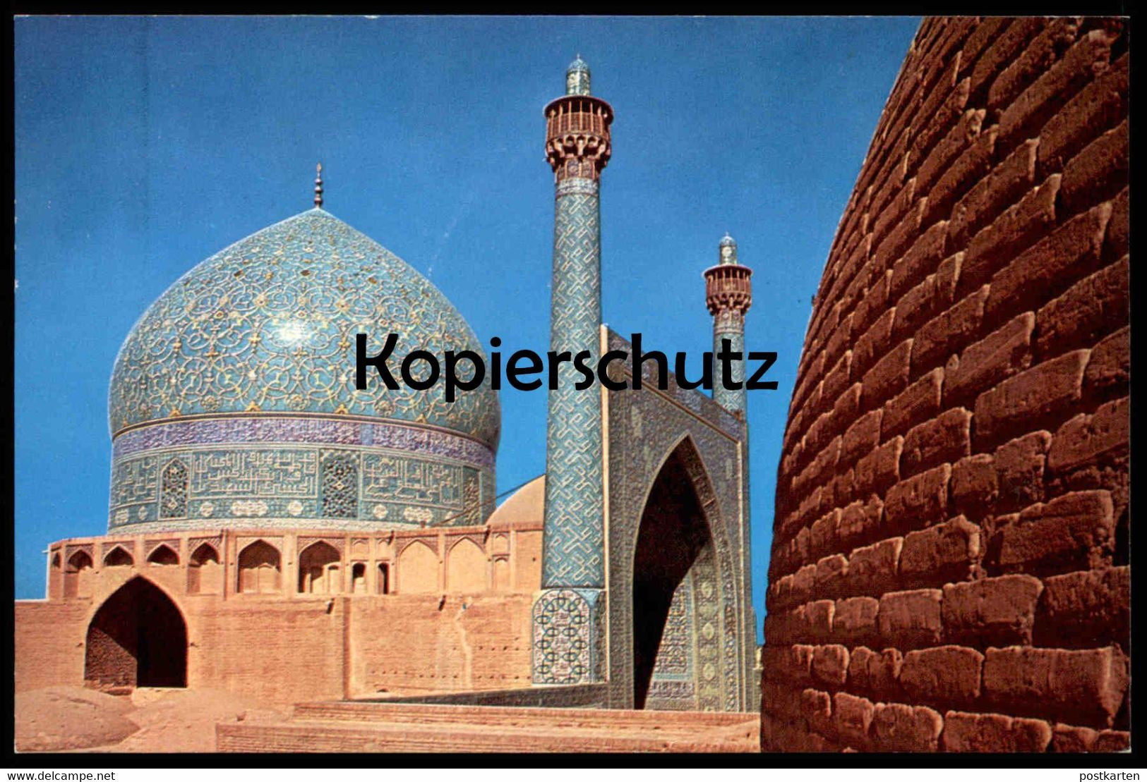 ÄLTERE POSTKARTE THE SHAH MASQUE MOSQUE ISFAHAN IRAN MOSCHEE Postcard Ansichtskarte AK Cpa - Iran
