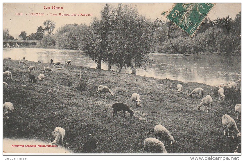 32 - RISCLE - Les Bords De L'Adour - Riscle