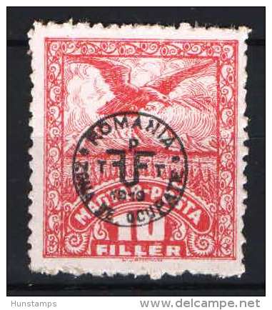 Hungary - DEBRECEN 1920. (Romania Occupation) Occupation Stamp 10f Stamp MNH (**) Animals / Birds - Local Post Stamps