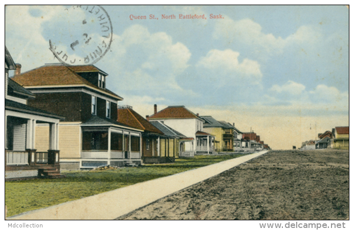 CA SASK / Queen Saint North Pattleford / CARTE COULEUR - Other & Unclassified