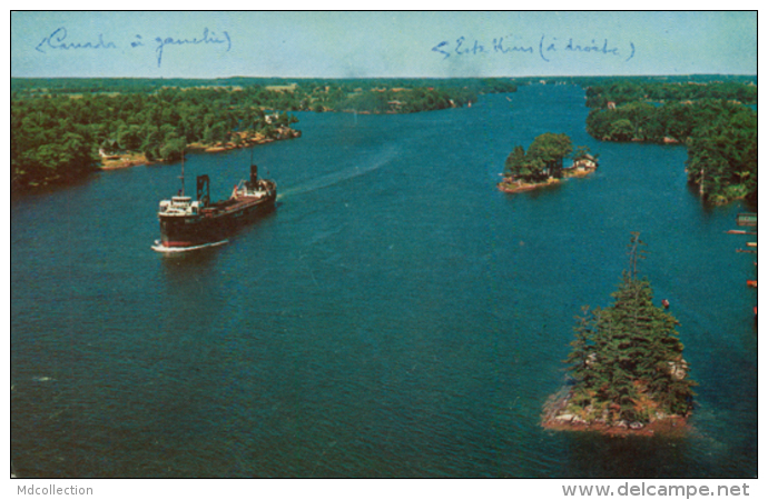 CA THOUSAND ISLANDS / Vue Panoramique / CARTE COULEUR GLACEE - Thousand Islands