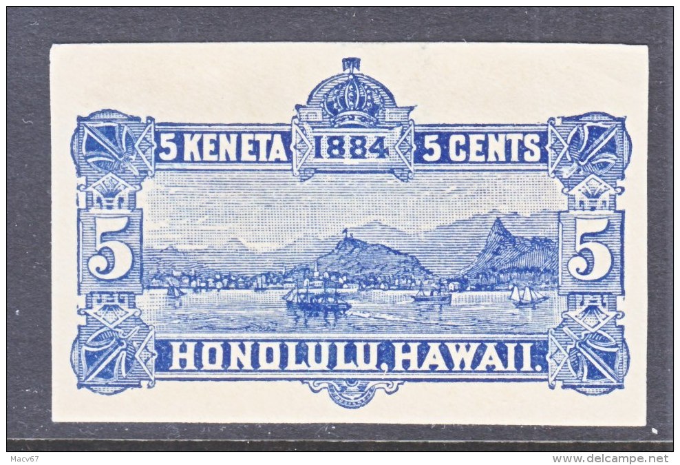 HAWAII   U 4,  CUT SQUARE - Hawaii