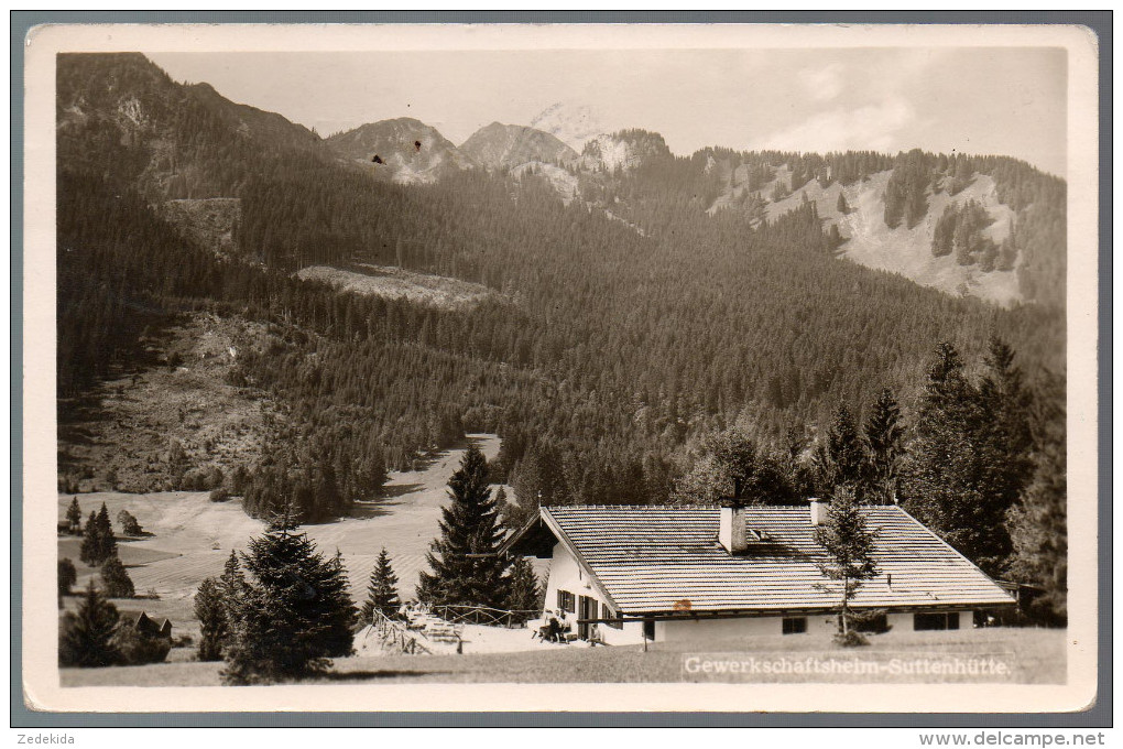 2309 - Alte Foto Ansichtskarte - Gewerkschaft Heim Suttenhütte Bei Robach Rottach Egern 1953 - Bi Zohne - Miesbach