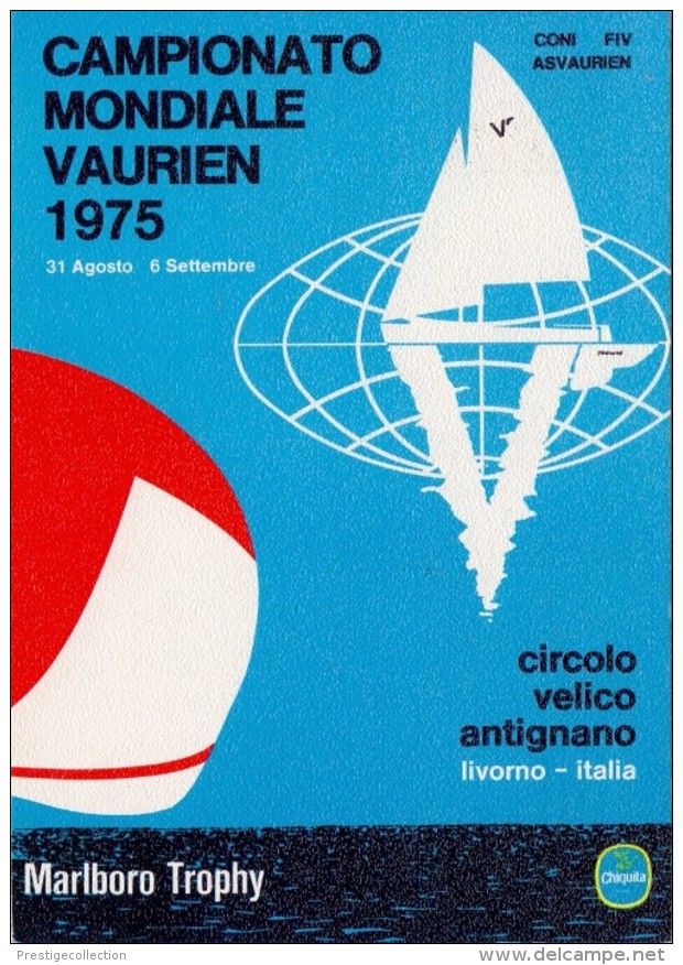 LIVORNO  WORLD CHAPIONSHIP VAURIEN 1975    (M160179-81) - Vela