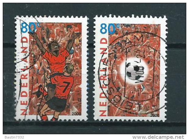 2000 Netherlands Complete Set Football,soccer Used/gebruikt/oblitere - Used Stamps