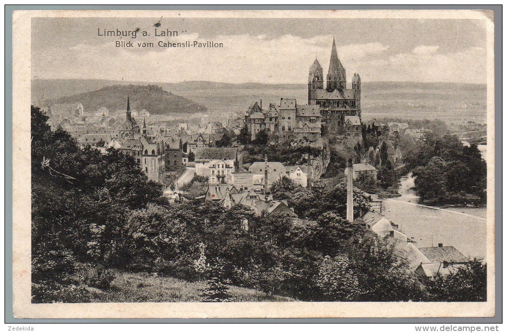 2332 - Alte Ansichtskarte - Limburg Feldpost 1 WK 1917 Nach Lößnitz - Limburg