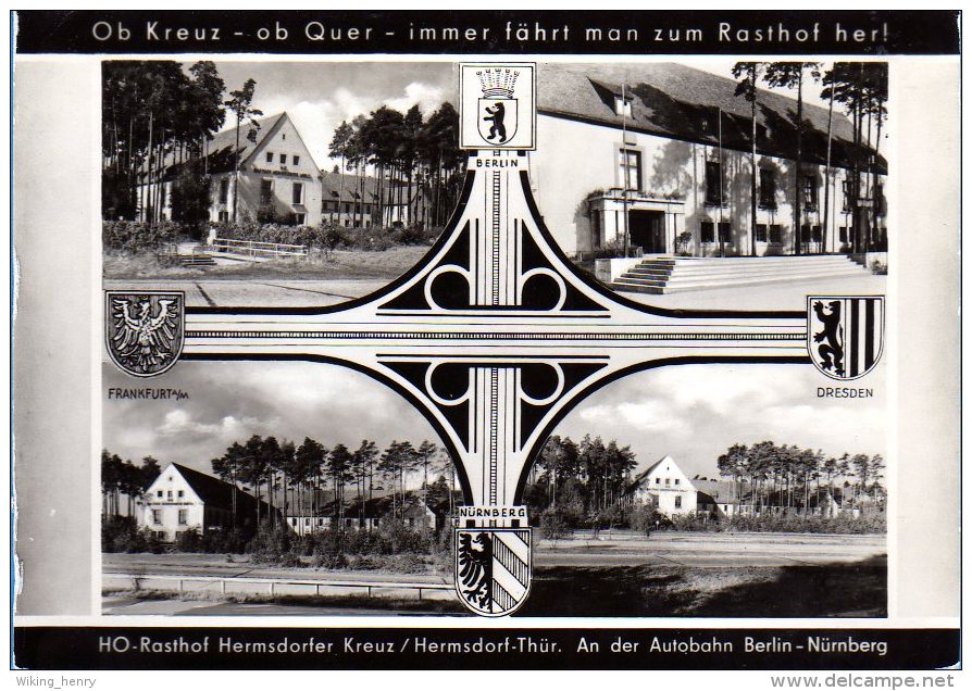 Hermsdorf - S/w HO Rasthof Hermsdorfer Kreuz - Hermsdorf