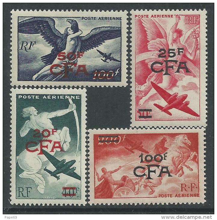 Réunion PA N° 45 / 48 XX Série Mythologique  Les 4 Valeurs Sans Charnière, TB - Airmail