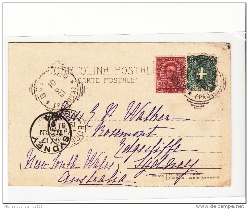 Italy / Royalty Postcards / New South Wales / Square Circles - Non Classificati